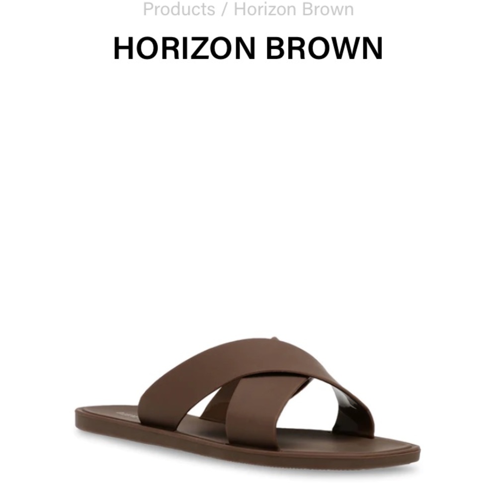 Steve Madden Horizon Brown Sandals.
